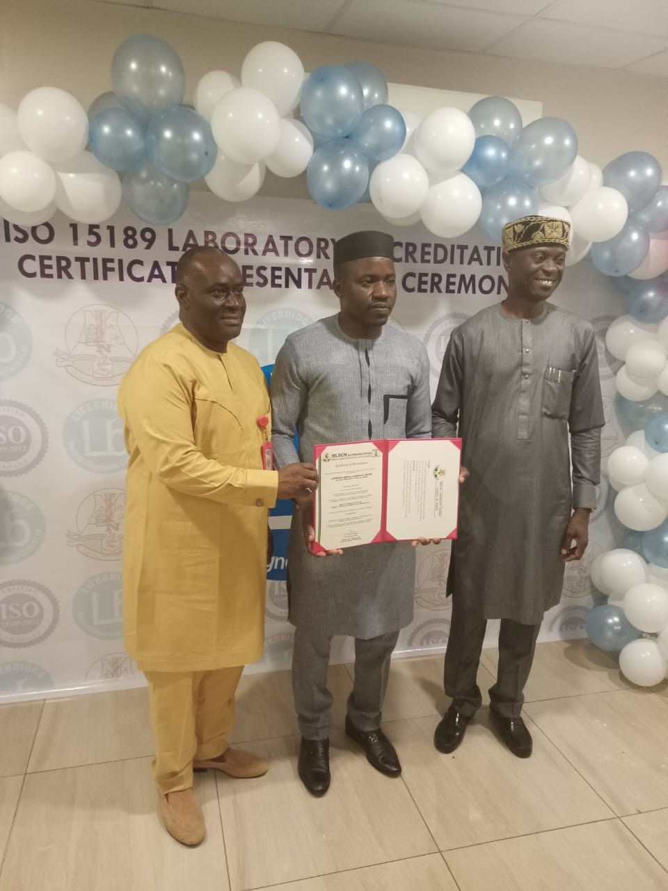 Accreditation of Lifebridge Medical Laboratory